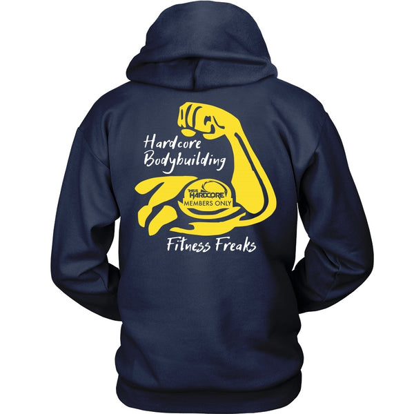T-shirt - HCBBFF -  Yellow Bicep - Back Design