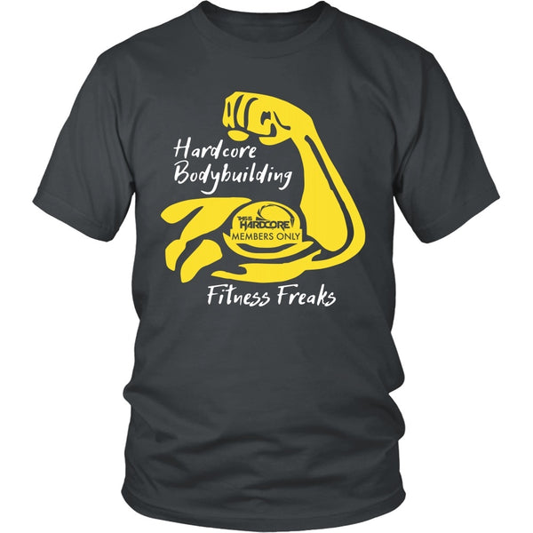 T-shirt - HCBBFF -  Yellow Bicep - Front Design