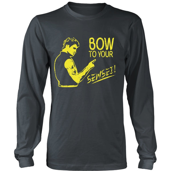 T-shirt - Karate Kid  - Bow To Your Sensei - Front Design