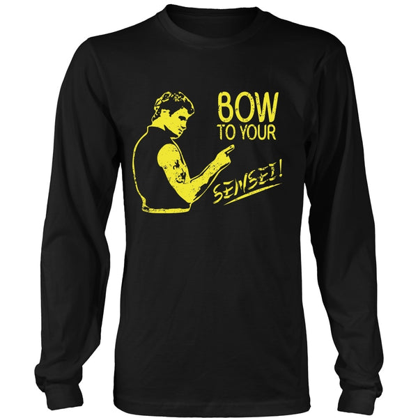 T-shirt - Karate Kid  - Bow To Your Sensei - Front Design