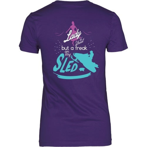 T-shirt - Lady Sled - Back Design