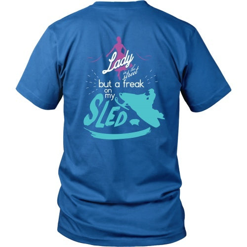 T-shirt - Lady Sled - Back Design