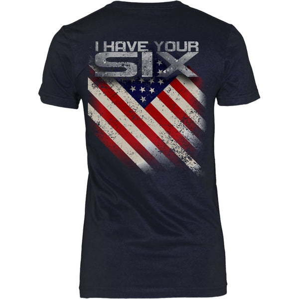 T-shirt - Military - I Have Your Six - Back Design