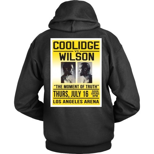 T-shirt - Pup Fiction Coolidge Vs Wilson - Back Design