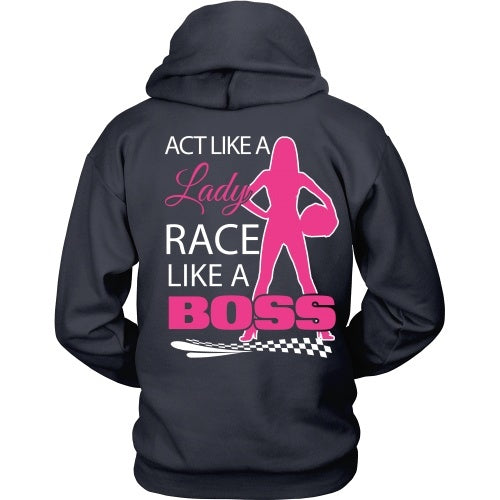 T-shirt - Race Like A Boss - Back Design