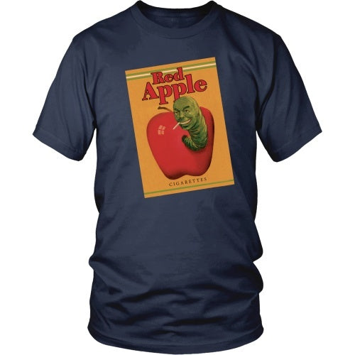 red apple tobacco shirt Vintage Cigarettes T-Shirt: Tarantino Film Buff Tee Presenting the Red Apple Cigarettes T Red Apple Cigarettes Tee -