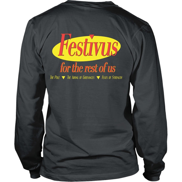T-shirt - Seinfeld - Festivus For The Rest Of Us Oval- Back Design
