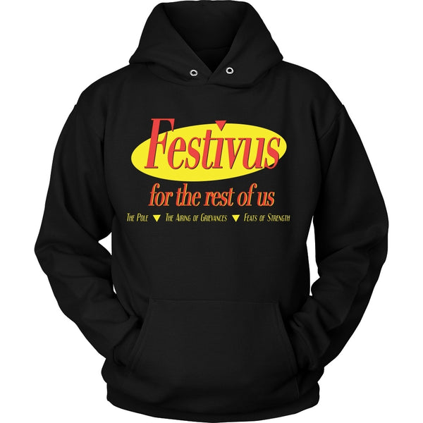 T-shirt - Seinfeld - Festivus For The Rest Of Us Oval- Front Design