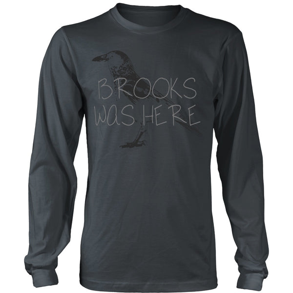 T-shirt - Shawshank Redemption - Brooks Was Here (Crow) - Front Design