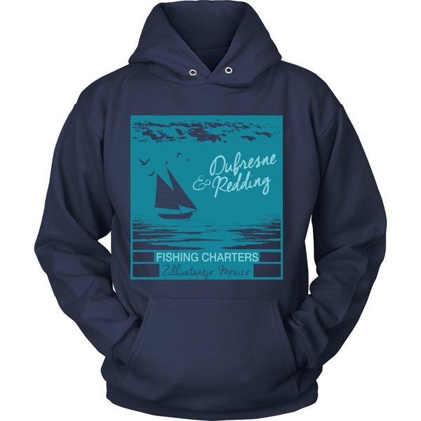 T-shirt - Shawshank Redemption - Dufresne & Redding (B) Fishing Charters (Front Design)