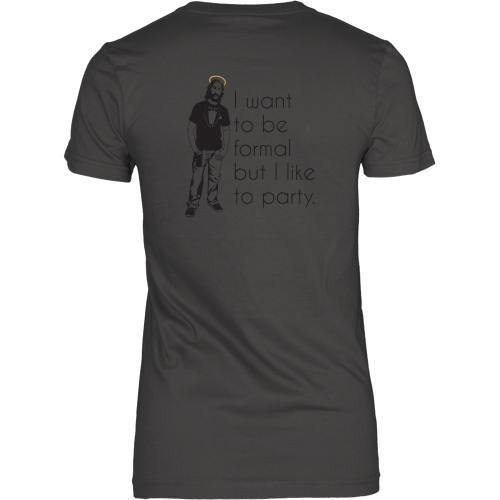 T-shirt - Talladega Nights - Jesus Likes To Party - Back Design