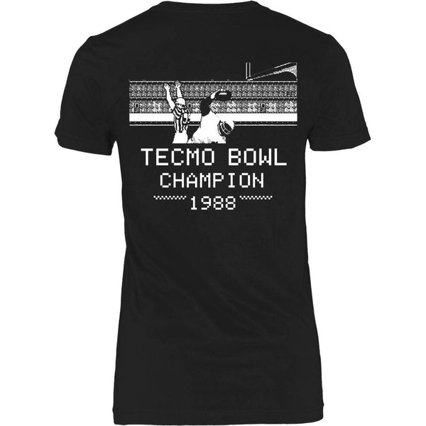 T-shirt - Tecmo Bowl - Tecmo Bowl Champion Tee - Back Design