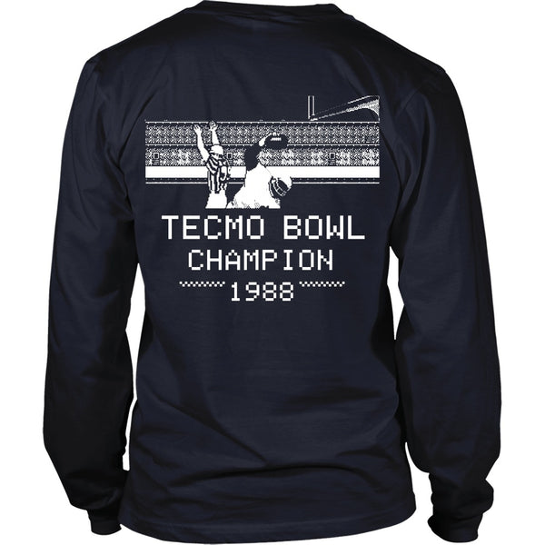 T-shirt - Tecmo Bowl - Tecmo Bowl Champion Tee - Back Design