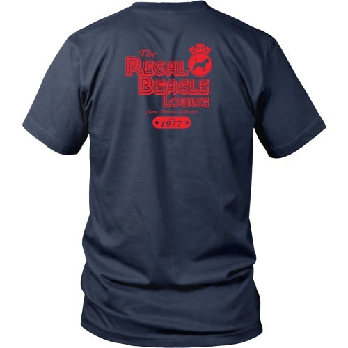 T-shirt - Three's Company - The Regal Beagle Red - Back Design
