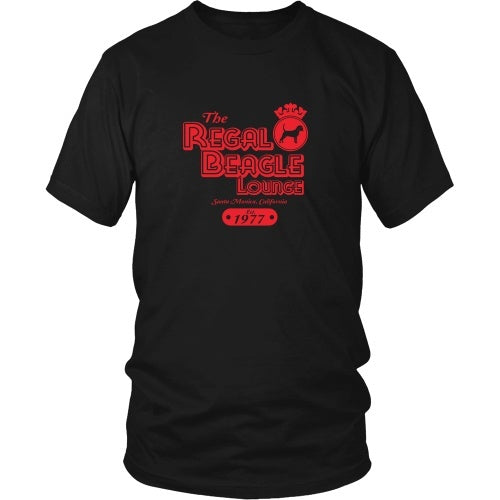 T-shirt - Three's Company - The Regal Beagle Red - Front Design