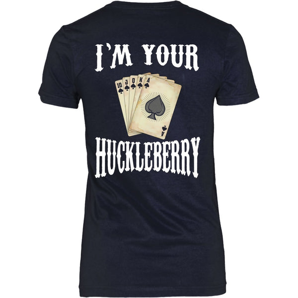 T-shirt - Tombstone - I'm Your Huckleberry Poker - Back Design