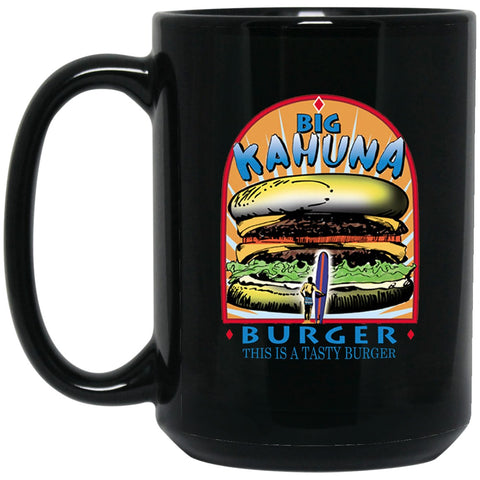 Big Kahuna - Mug - 15oz black ceramic mug