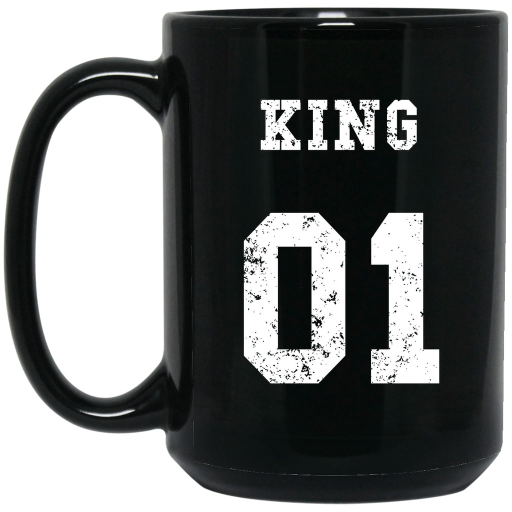 Husband/Son - King 01 Mug - 15oz black ceramic mug