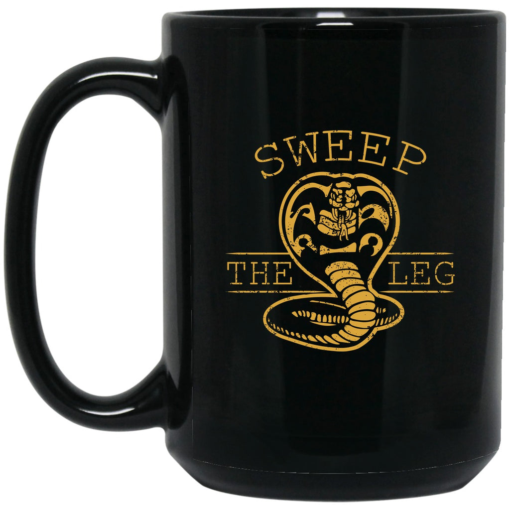 Karate Kid - Sweep The Leg Mug - 15oz black ceramic mug