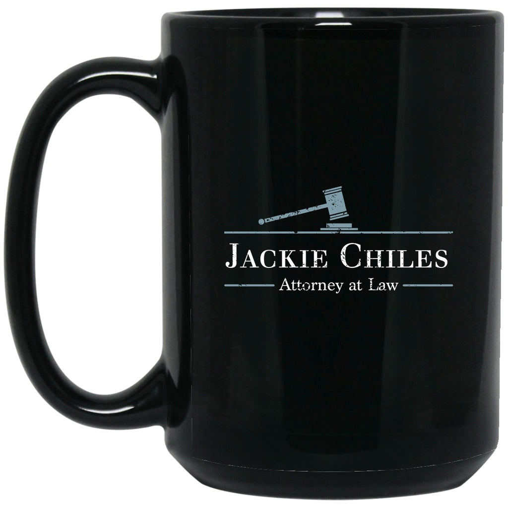 Seinfeld - Jackie Chiles Mug - 15oz black ceramic mug