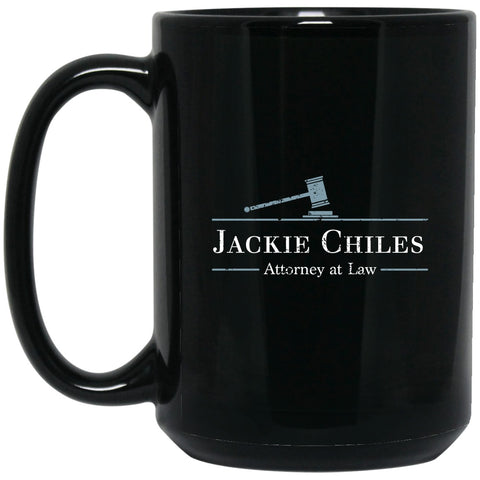 Seinfeld - Jackie Chiles Mug - 15oz black ceramic mug