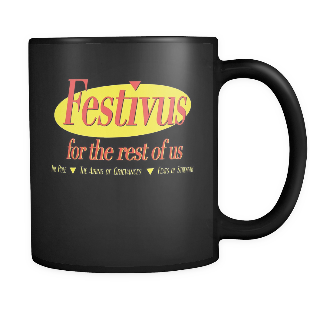 Seinfeld - Festivus For the Rest Of Us Oval Mug