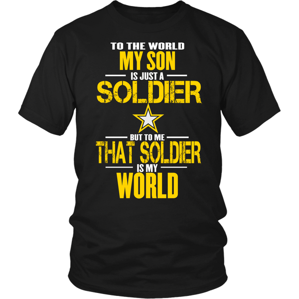 Army - Son is a Soldier - Design on front