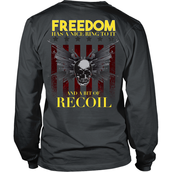 Freedom Has A Little Recoil - Back Design