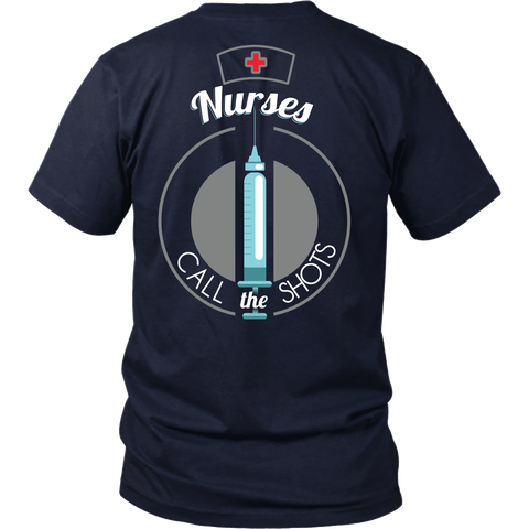 Nurse - Nurses Call The Shots - Back Design