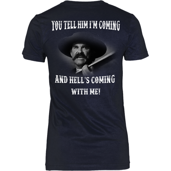 Hell's Coming With Me - Back Design