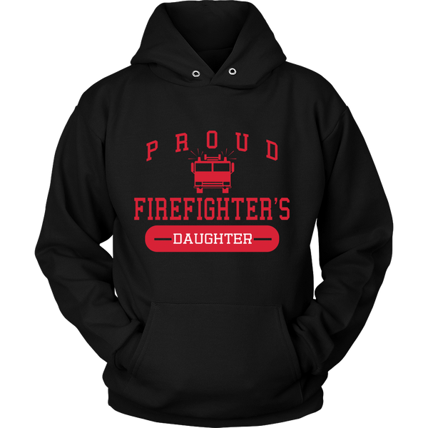 Proud Firefighters Daughter - Front design