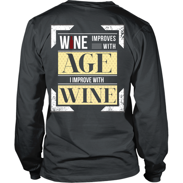 Wine Improves With Age (C),  I Improve With Wine (Back Design)