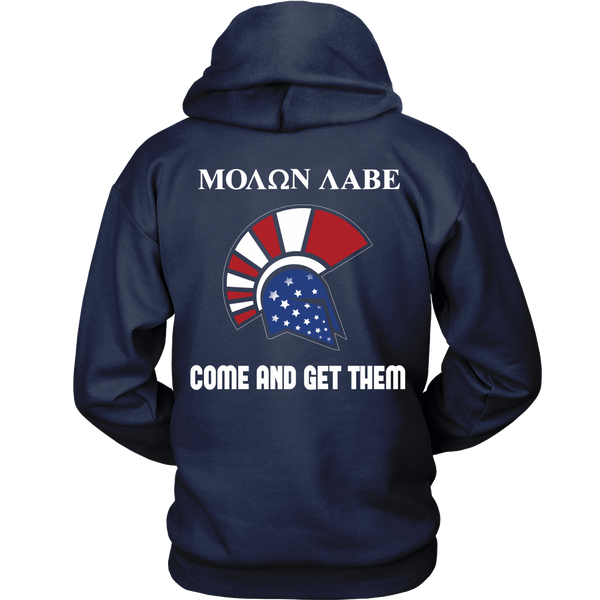 Molon Labe - Come and Get Them - Back Design