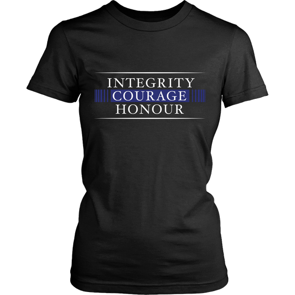 Police - (B) Integrity, Courage, Honor - Front Design