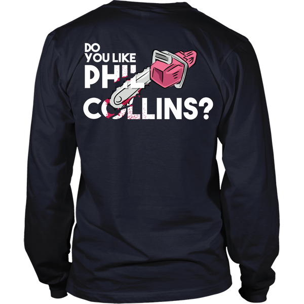 American Psycho Inspired - Do You Like Phil Collins?  - Back Design