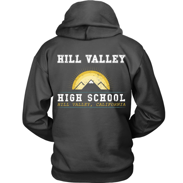 Back To The Future - Hill Valley High School - Back design