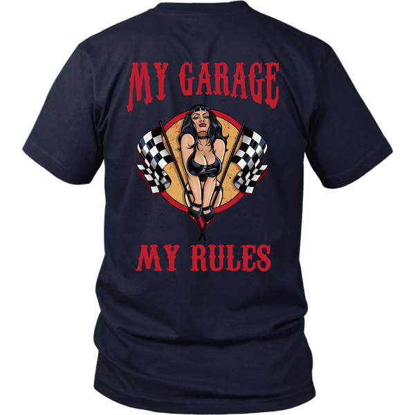 Mechanic Shirt (CF)- My Garage My Rules - Back Design