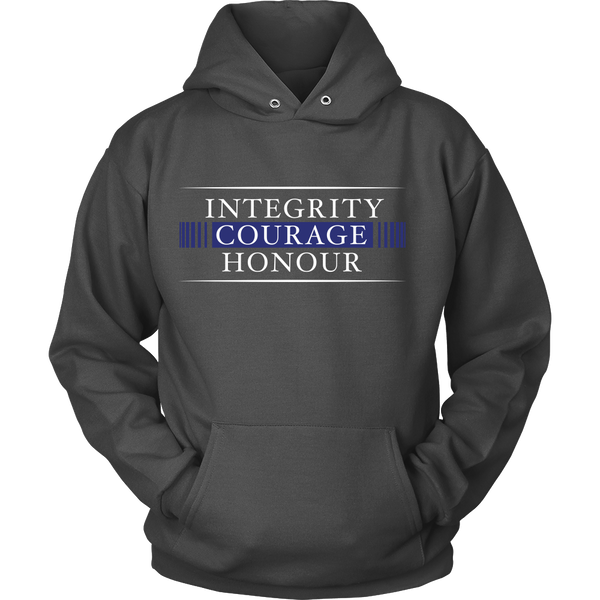 Police - (B) Integrity, Courage, Honor - Front Design