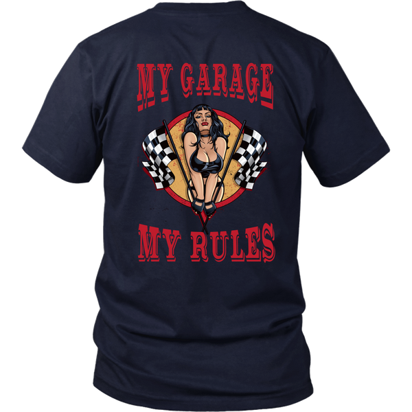 Mechanic Shirt - My Garage My Rules - Back Design
