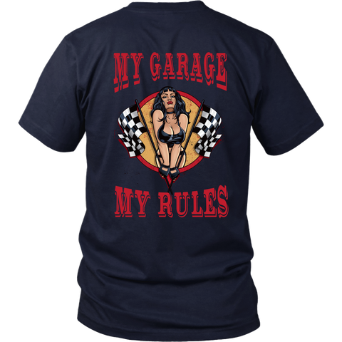 Mechanic Shirt - My Garage My Rules - Back Design