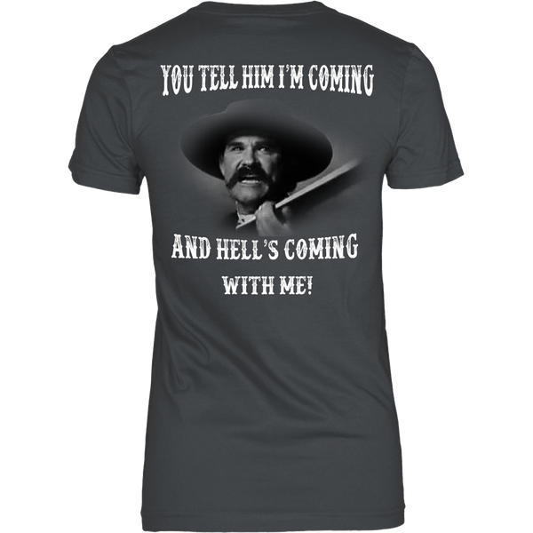 Hell's Coming With Me - Back Design