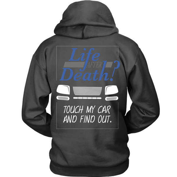 Car Lover - Life After Death?  Touch My Bike And Find Out - Back Design
