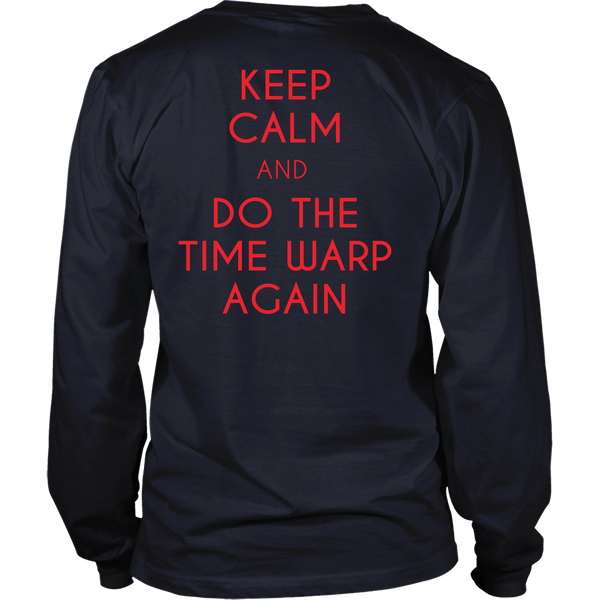 Rocky Horror Inspired - Keep Calm And Do The Time Warp Again - Back Design