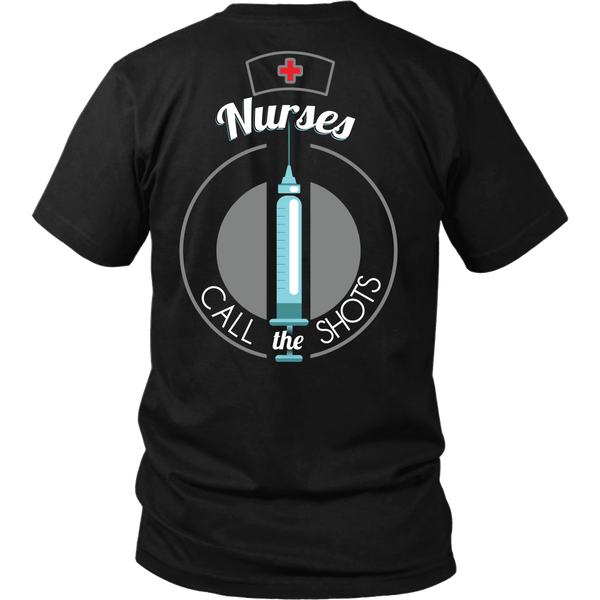 Nurse - Nurses Call The Shots - Back Design