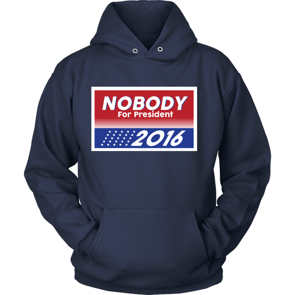 Political - Nobody For President - Front Design