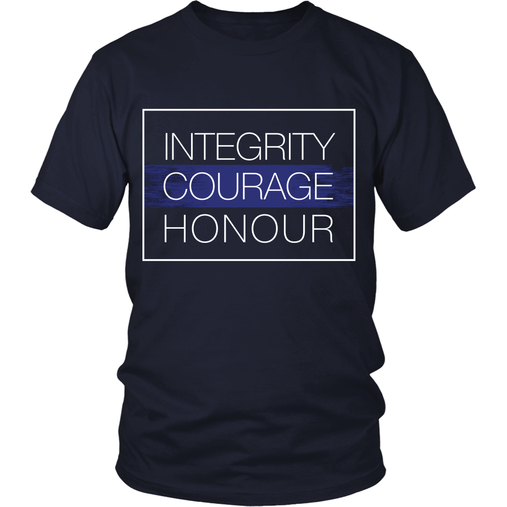 Police - Integrity, Courage, Honor - Front Design