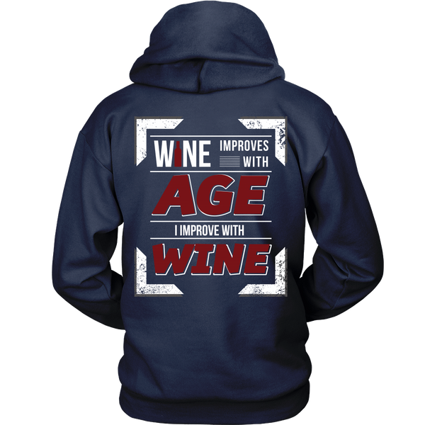 Wine Improves With Age (D),  I Improve With Wine (Back Design)