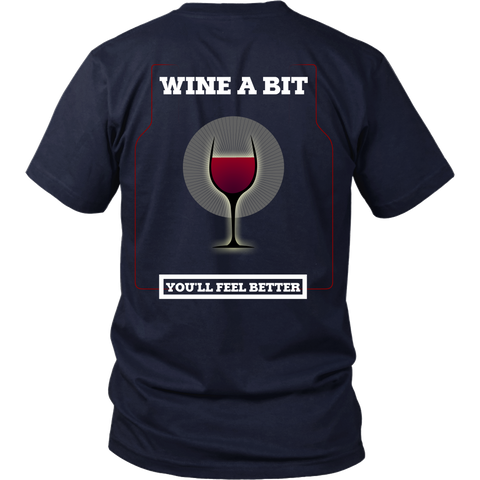 Wine - Wine A Bit, You'll Feel Better (B) Back Design