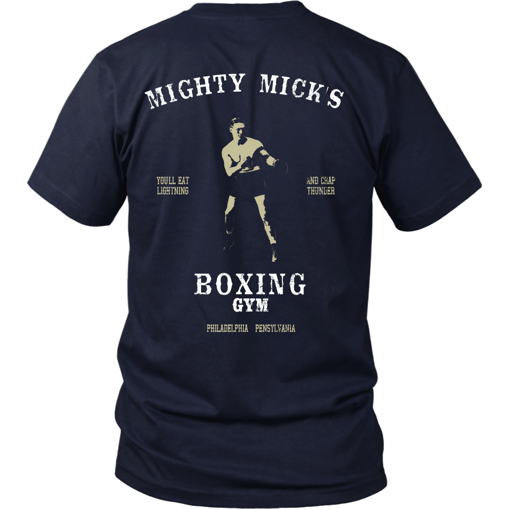 Rocky Licenza Ufficiale Mighty Mick's Gym Uomo Maglietta (Grigio Rocky Licenza Ufficiale Mighty Mick's Gym Uomo Maglietta (Grigio