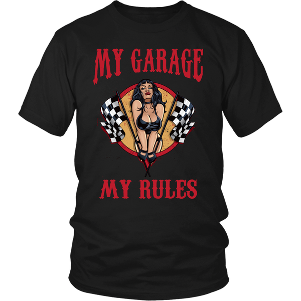 Mechanic Shirt (CF)- My Garage My Rules - Front Design
